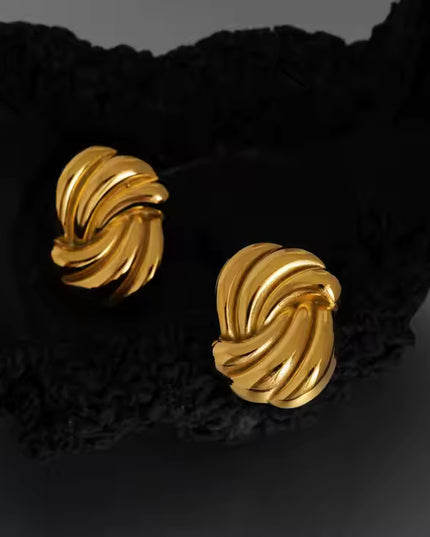 TWISTED AURA STUDS - EARRINGS