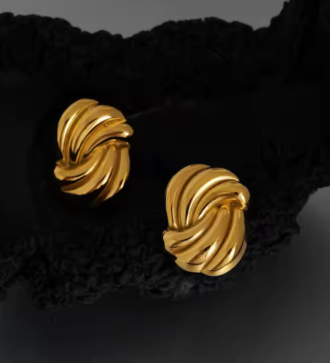 TWISTED AURA STUDS - EARRINGS