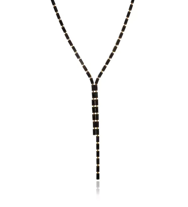 NOIR LUXE LARIAT PREMIUM NECKLACE - LIMITED EDITION