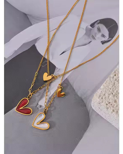 Twin Heart Necklace – A Delicate Symbol of Love & Connection