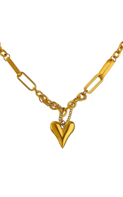 The Bold Heart Chain Necklace