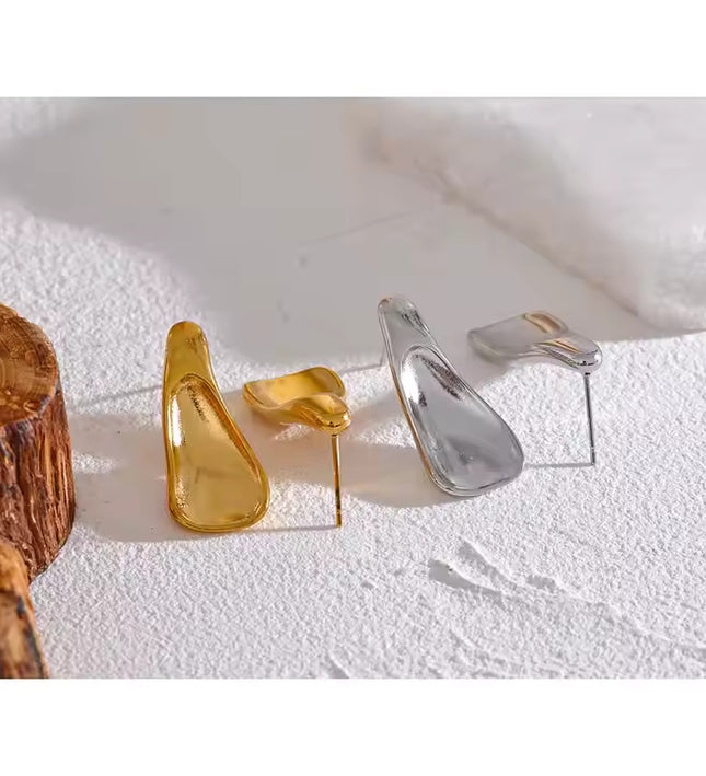 Liquid Gold Sculptural Earrings