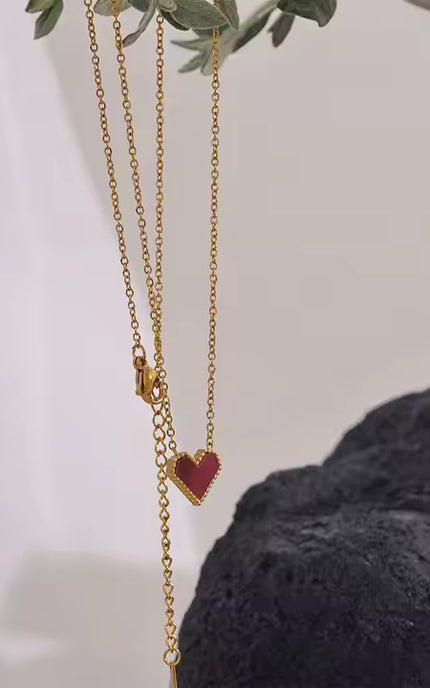 The Scarlet Heart Necklace