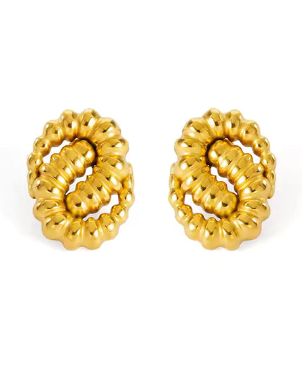 GOLDEN SERPENTINE EARRINGS