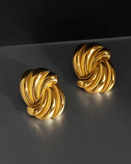 TWISTED AURA STUDS - EARRINGS