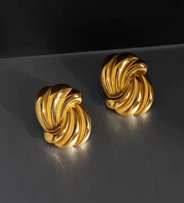 TWISTED AURA STUDS - EARRINGS