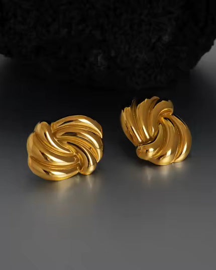 TWISTED AURA STUDS - EARRINGS