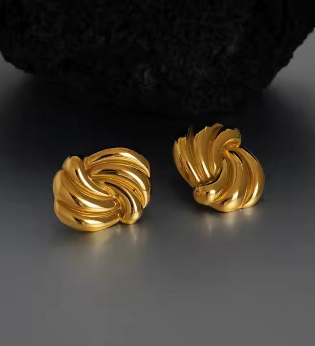 TWISTED AURA STUDS - EARRINGS