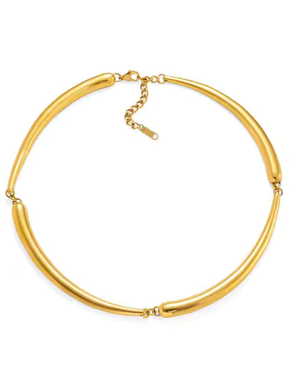 GOLDEN FLOW CHOKER - NECKLACE