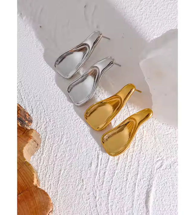 Liquid Gold Sculptural Earrings